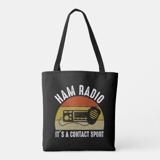 Ham Radio - Es ist ein Kontakt Sport Tasche (Rückseite)