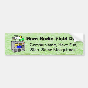 Ham Radio Field Day Funny Autoaufkleber