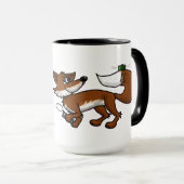Ham Radio Fox Jagdfox mit Rufzeichen-Tasse Tasse (VorderseiteRechts)