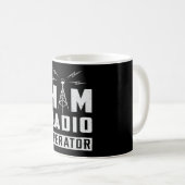 HAM Radio Frequency Operator Antenna Amateur Gesch Kaffeetasse (VorderseiteRechts)