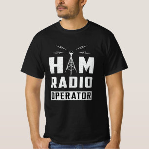 HAM Radio Frequency Operator Antenna Amateur Gesch T-Shirt