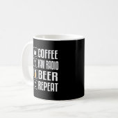Ham Radio Funny Coffee-Geschenk Kaffeetasse (Vorderseite Links)