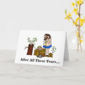 Ham Radio Funny Retirement Caveman Card Karte (Gelbe Blume)