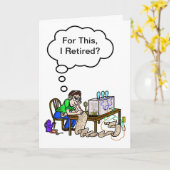 Ham Radio Funny Retirement oder was auch immer and Karte (Gelbe Blume)