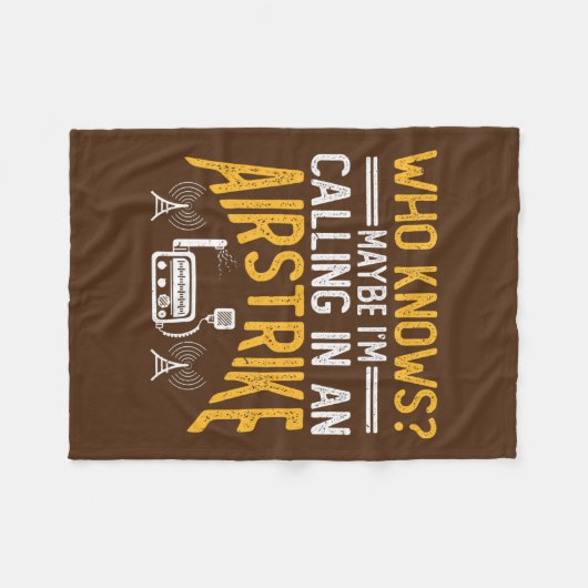 Ham Radio Gear Design Ham Operator Amateur Radio Fleecedecke (Vorderseite (Horizontal))