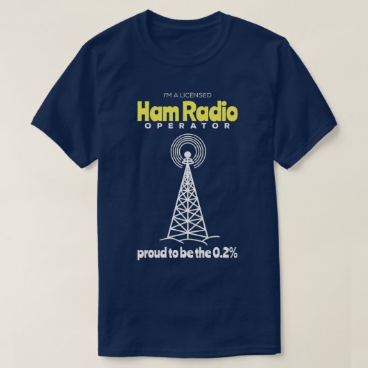 Ham Radio Gifts Amateur Radio T-Shirt (Design vorne)