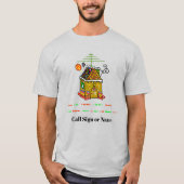 Ham Radio Gingerbread Weihnachtsfeiertag T - Shirt (Vorderseite)