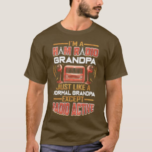 Ham Radio Grandpa Amateur Radio Großvater T-Shirt