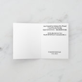 Ham Radio Gratulationen Passende Prüfungskarte Karte (Innenseite)