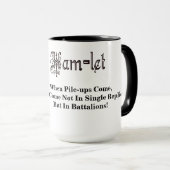 Ham Radio Hamlet Pile-Ups Bataillone Tasse (VorderseiteRechts)