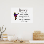 Ham Radio Hamlet Quote Log Book Redone Poster (Küche)