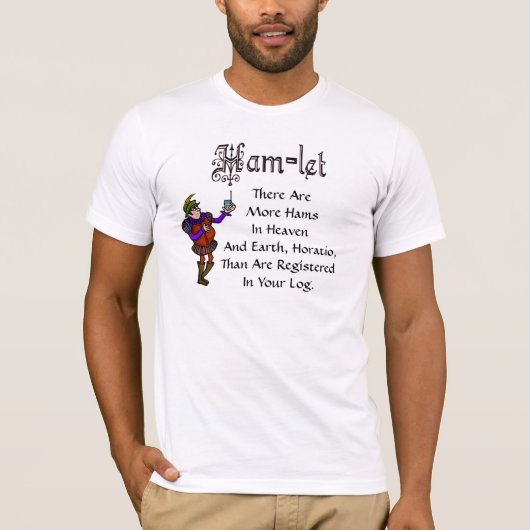 Ham Radio Hamlet Quote Log Book Redone T - Shirt (Vorderseite)