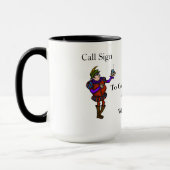 Ham Radio Hamlet Zitat die, zu schlafen Tasse (Links)