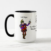 Ham Radio Hamlet Zitat "To Be" Redone Tasse (Links)