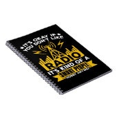 Ham Radio Hobby Funny Radio Operator Notizblock (Rechte Seite)