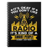 Ham Radio Hobby Funny Radio Operator Notizblock (Vorderseite)