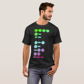 HAM-Radio in Morse Code für HAM-Radio T-Shirt (Vorne ganz)