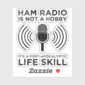 Ham Radio ist kein Hobby Aufkleber (Blatt)