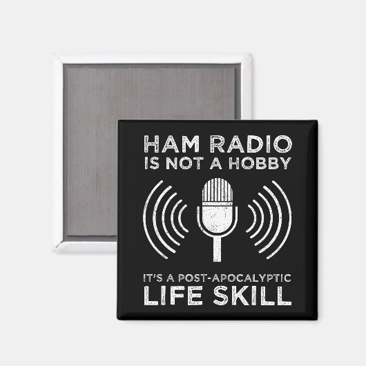 Ham Radio ist kein Hobby Magnet (Vorderseite/Rückseite)