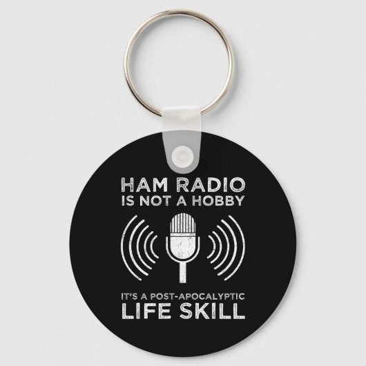 Ham Radio ist kein Hobby Schlüsselanhänger (Vorderseite)