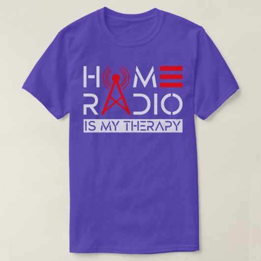 Ham Radio ist mein Heim-Funksender A T-Shirt (Design vorne)