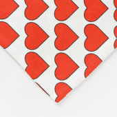 Ham Radio Kissing Couple Fleece Blanket individual (Ecke)