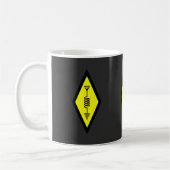 HAM Radio Logo Design Kaffeetasse (Links)
