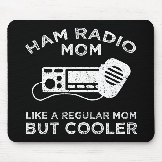 Ham Radio Mama - Wie eine reguläre Mama, aber Cool Mousepad (Vorne)