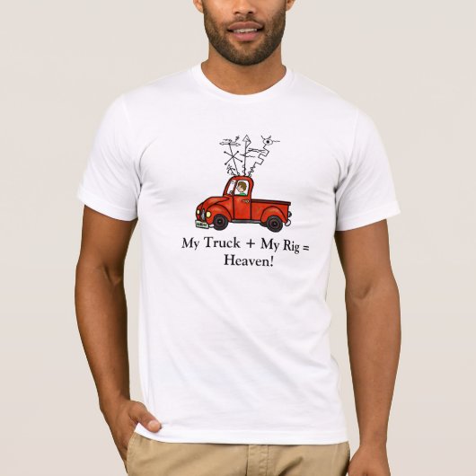 Ham Radio Mobile Rig Truck T - Shirt Ver. 3 (Vorderseite)