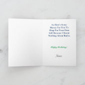 Ham Radio Money Happy Birthday Card Karte (Innenseite)
