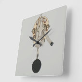 Ham Radio Morse Code Keyer Wall Clock Quadratische Wanduhr (Winkel)