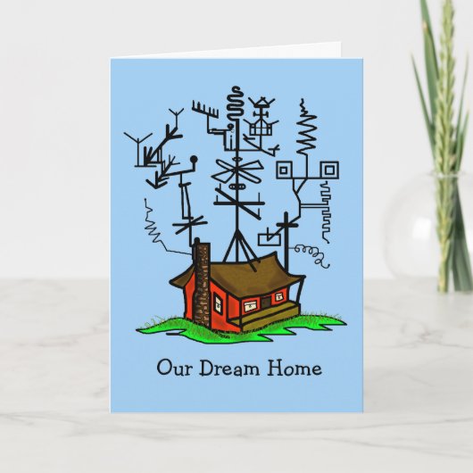 Ham Radio New Address Notification Card  Customize Ankündigung (Vorderseite)