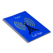 Ham-Radio-Notebook mit Sender Notizblock (Rechte Seite)