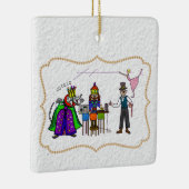 Ham Radio Nutcracker Weihnachtsdekoration Keramikornament (Rechts)