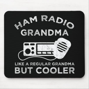 Ham Radio Oma wie normale Oma, aber Cooler Mousepad