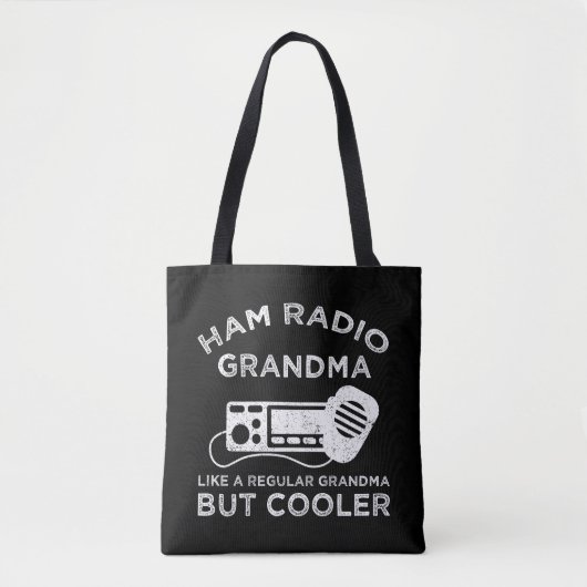 Ham Radio Oma wie normale Oma, aber Cooler Tasche (Vorderseite)