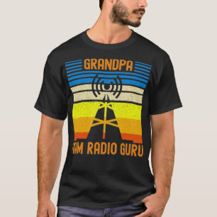 Ham-Radio-Opa-Guru-Amateurbediener-Vintage T-Shirt
