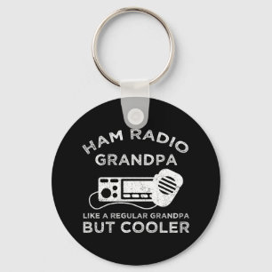 Ham Radio Opa wie ein normaler Opa, aber cooler Schlüsselanhänger
