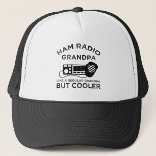 Ham Radio Opa wie ein normaler Opa, aber cooler Truckerkappe