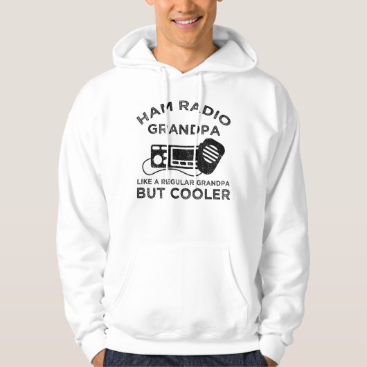 Ham Radio Opa wie normale Opa, aber Cooler Hoodie (Vorderseite)