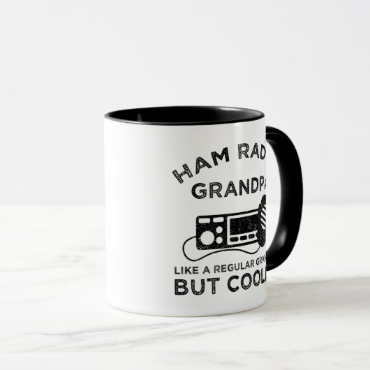 Ham Radio Opa wie normale Opa, aber Cooler Tasse (VorderseiteRechts)