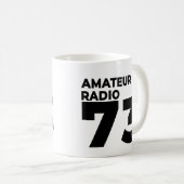 Ham Radio Operator 73 - Amateur Radio Mania Kaffeetasse (VorderseiteRechts)