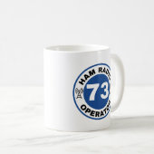 Ham Radio Operator 73 - Ham Radio Dreams Kaffeetasse (VorderseiteRechts)