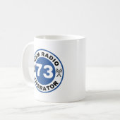Ham Radio Operator 73 - Ham Radio Dreams Kaffeetasse (Vorderseite Links)