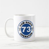 Ham Radio Operator 73 - Ham Radio Dreams Kaffeetasse (Links)
