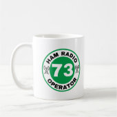 Ham Radio Operator 73 - Ham Radio Dreams Kaffeetasse (Links)