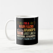 Ham Radio Operator Amateur Radio Father's Day Kaffeetasse (Links)