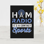 HAM Radio Operator Antenna Amateur Code Geschenk I Karte (Gelbe Blume)