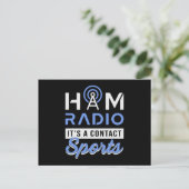 HAM Radio Operator Antenna Amateur Code Geschenk I Postkarte (Stehend Vorderseite)