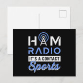 HAM Radio Operator Antenna Amateur Code Geschenk I Postkarte (Vorne/Hinten)
